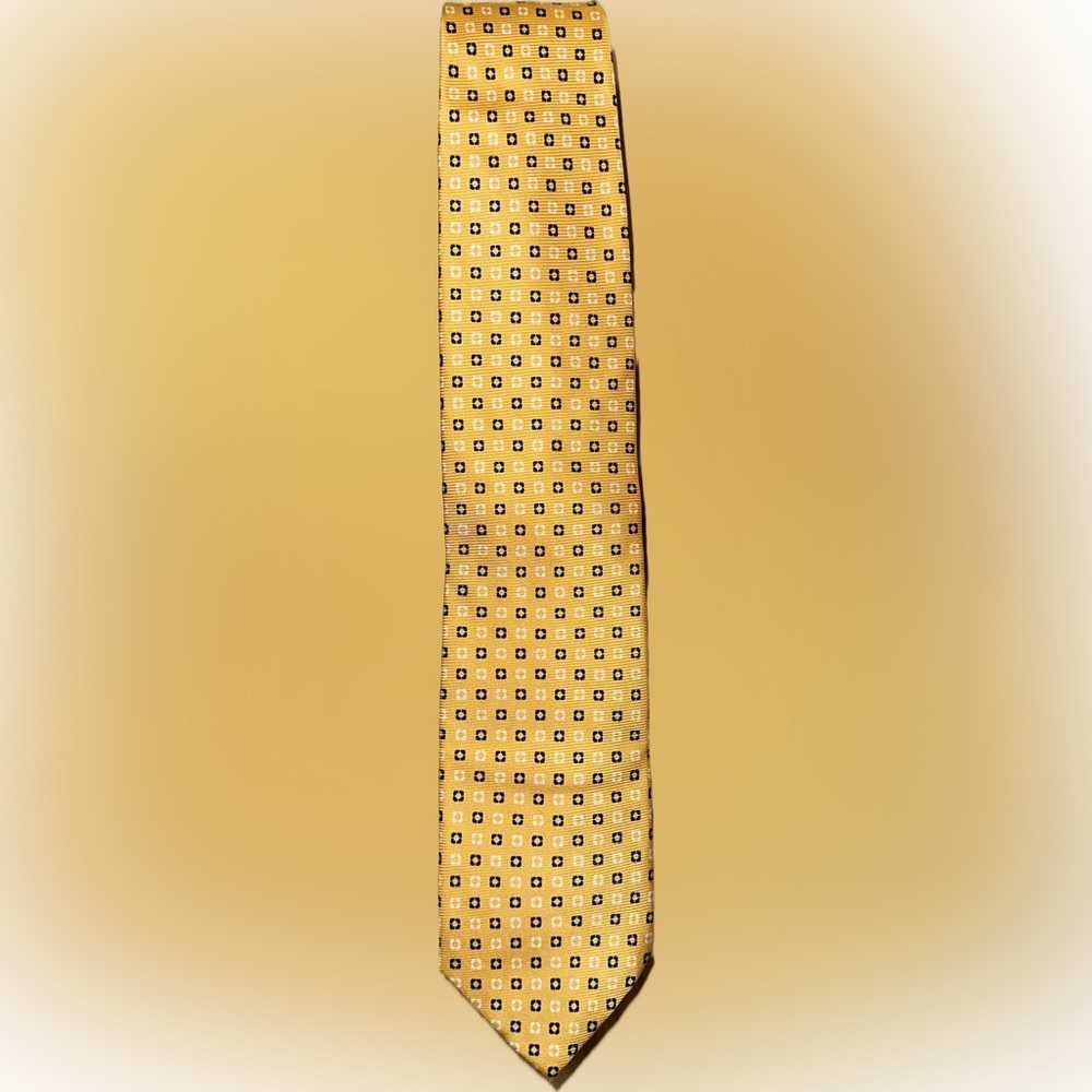 Jos. A. Bank Yellow Patterned Tie